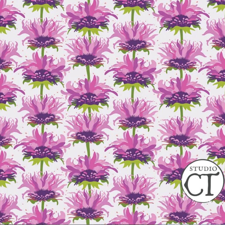 Bee Balm Pattern